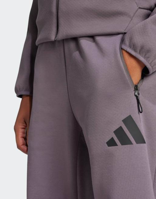 adidas performance Adidas z.n.e. barrel pants in grey strata