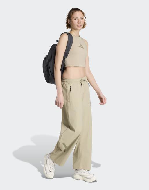 adidas Performance – Adidas - Z.N.E. Beige linne | ASOS