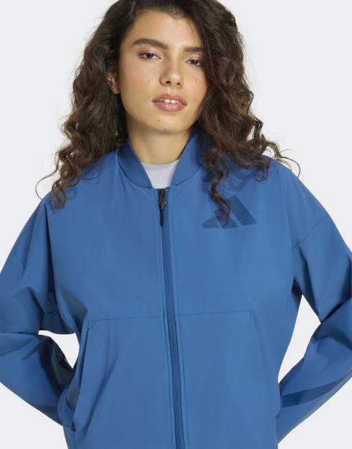adidas Performance - Adidas Z.N.E. - Bomber tissé - Bleu pétrole cendré, 4 de 4