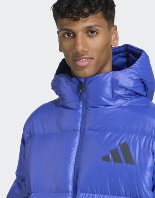 adidas Performance – adidas Z.N.E. Climawarm – Daunen-Steppjacke in Semi Lucid Blue, 3 von 4