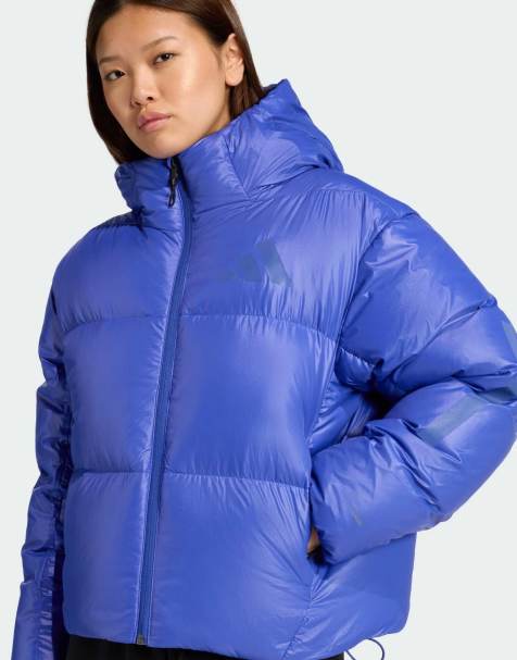 adidas Performance – adidas Z.N.E. Climawarm – Daunen-Steppjacke in Semi Lucid Blue - view 1