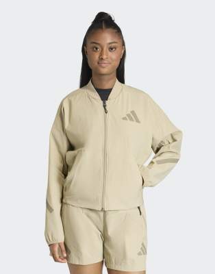 adidas performance - adidas Z. N.E. - Gewebte Bomberjacke in Wonder Cargo-Neutral