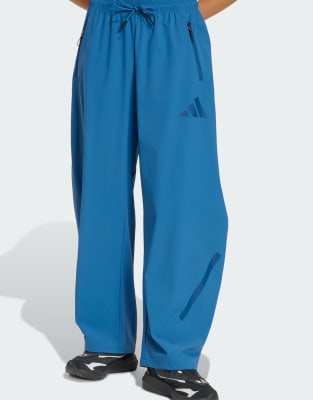 adidas Performance - adidas Z. N.E. - Hose aus Webstoff in Dusky Petrol-Blau
