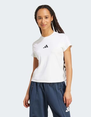 adidas performance - adidas Z. N.E. - Knappes T-Shirt in Weiß