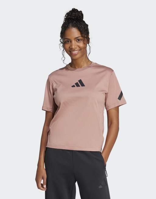 adidas Performance - adidas Z.N.E. Lerfarvet T-shirt