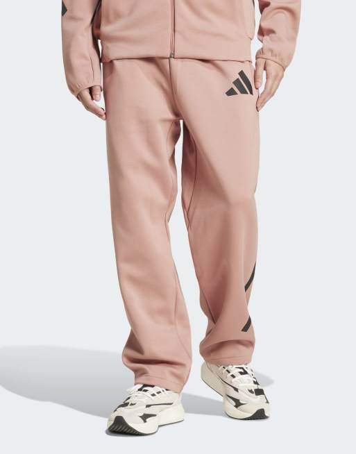 ★adidas★W Z.N.E. OPEN HEM PANTS パンツ★追跡可 adidas Z.N.E. Open-Hem Pants - Brown | Free Shipping with