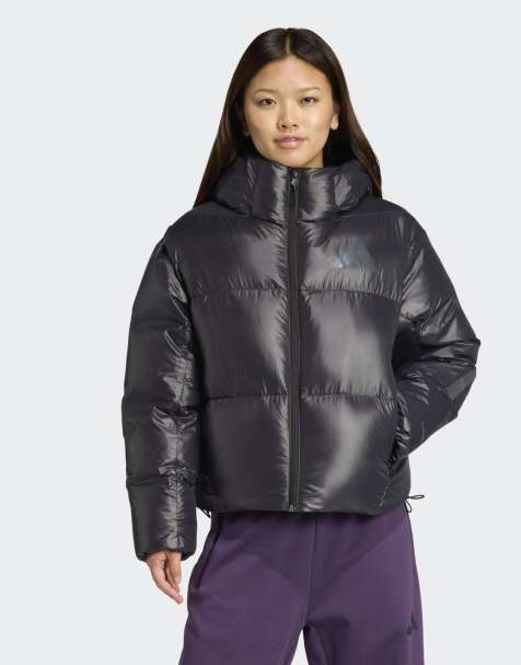 adidas performance Adidas z.n.e. puffer climawarm down jacket in black - view 1