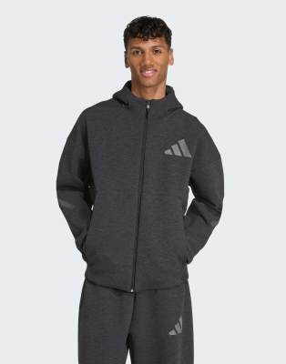 Adidas Z.N.E. - Sweat  capuche de qualit suprieure avec fermeture clair - chin - Adidas Performance - Modalova
