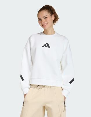 adidas Performance - adidas Z. N.E. - Sweatshirt in Weiß