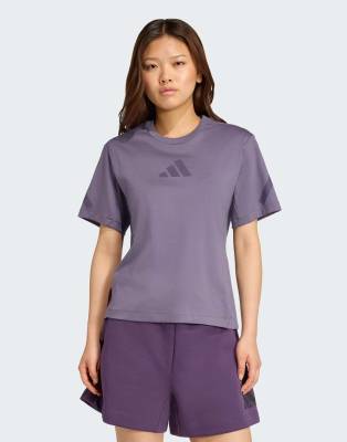 adidas Performance - adidas Z. N.E. - T-Shirt in Preloved Violet-Lila