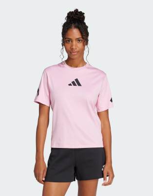 adidas Performance - adidas Z. N.E. - T-Shirt in True Pink-Rosa