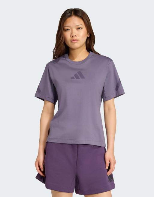 adidas Performance - Adidas Z.n.e - T-shirt - Violet vintage