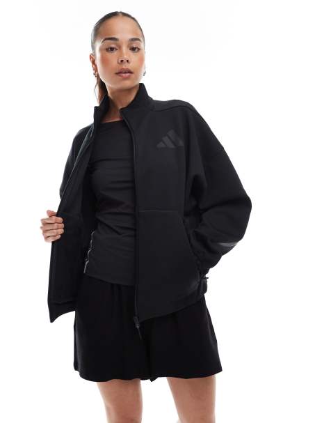 adidas performance Adidas z.n.e. track top in black - view 1