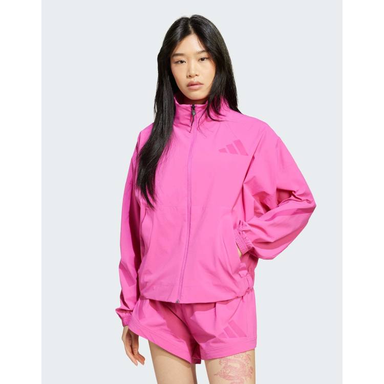adidas performance Adidas z.n.e. woven full-zip track top in