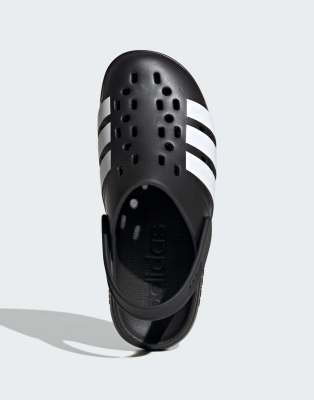 Performance - Adilette 2.0 - Clogs in Core-Schwarz/Wolkenweiß Schwarz 40 2/3