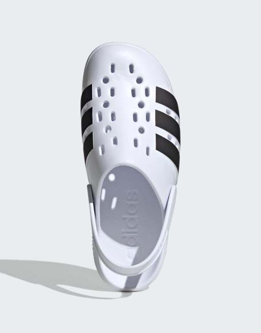 adidas performance - Adilette 2.0 - Zoccoli bianchi e neri, 2 di 3