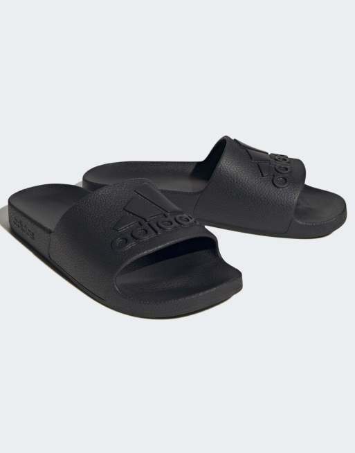 adidas Performance - Adilette aqua - Claquettes - Noir pur, 3 de 3