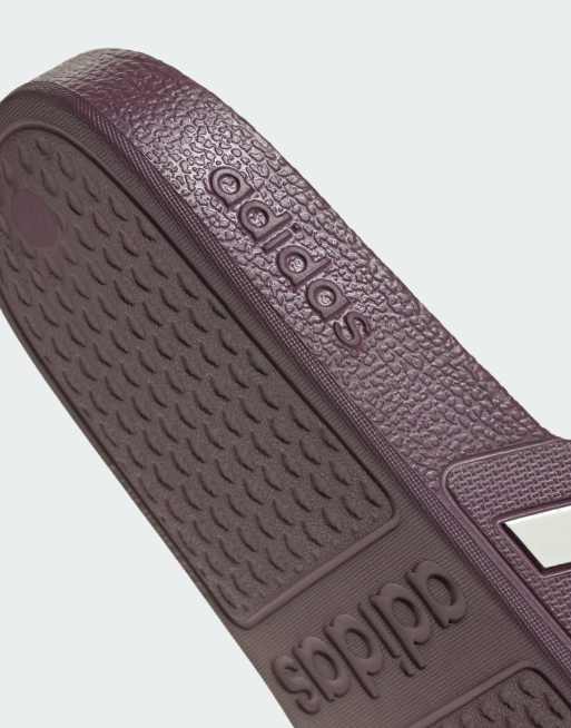 adidas Performance - Adilette Aqua - Sandalias granates y blanco hueso, 4 de 4