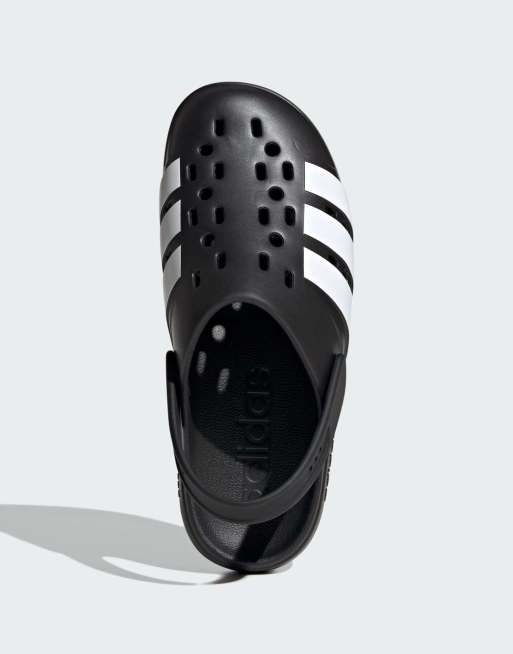 adidas Performance Adilette clogs 2.0 in core black / cloud white