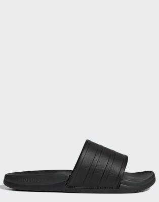Adidas Unisex Noir Ciabatte Adilette Comfort 2,0 - Immagine 3