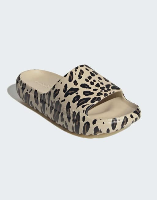 adidas Performance - Adilette Lumia - Hørfarvede/sorte sliders