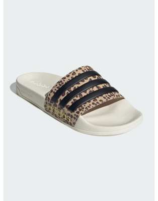  Adilette shower slides in off white / core black /