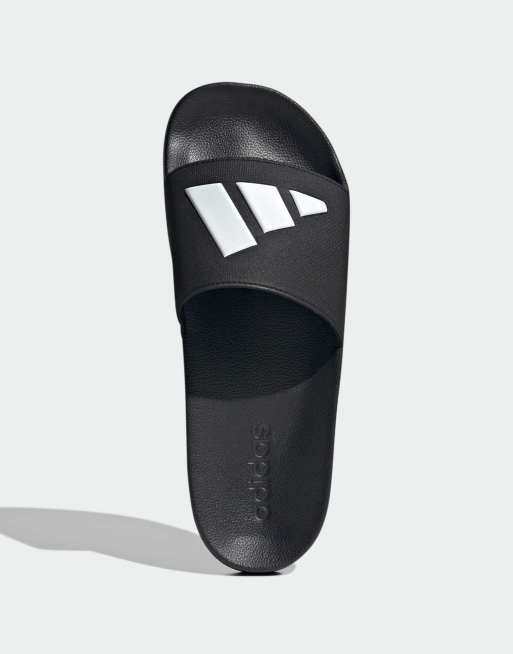 adidas Performance - Adilette Shower - Sorte/hvide sliders