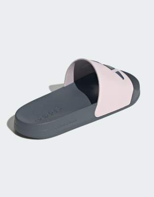 Performance - Adilette - Slider-Sandalen in Eislila /Onix / Onix Lila 47 1/3