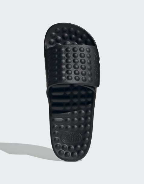 adidas performance Adissage 360rec slides in black - view 1