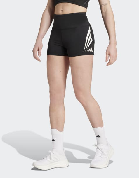 adidas performance Adizero archive running short leggings in black - view 1