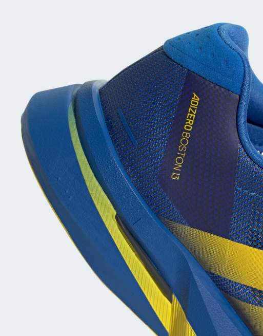 adidas Performance – Adizero Boston 13 – Niebiesko-żółte buty sportowe, 5 z 5