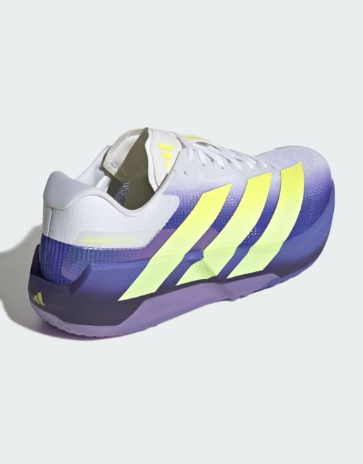 adidas Performance – Adizero Dropset Pro – Trainingsschuhe in Blau / Solar Lemon / Solar, 2 von 4