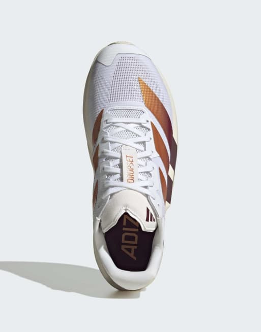 adidas performance Adizero dropset pro Trainingsschuhe in Cloud White / Maroon, 2 von 4