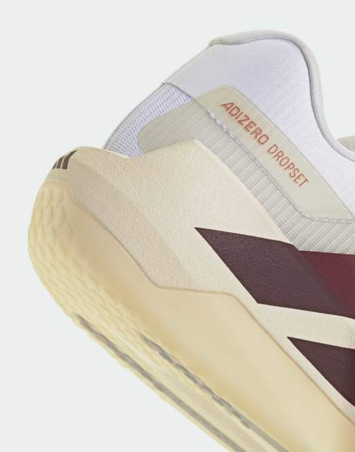adidas performance Adizero dropset pro Trainingsschuhe in Cloud White / Maroon, 3 von 4