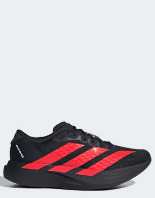 adidas performance Adizero evo sl amg shoes in core black / lucid red ...