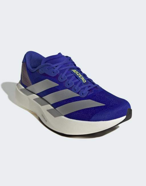 adidas Performance – Adizero EVO SL – Blå och silvermetalliska skor, 3 av 5
