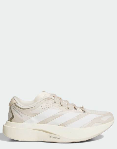 adidas performance Adizero evo sl exo suede lightstrikepro scarpe da corsa in wonder white / cloud white - view 1