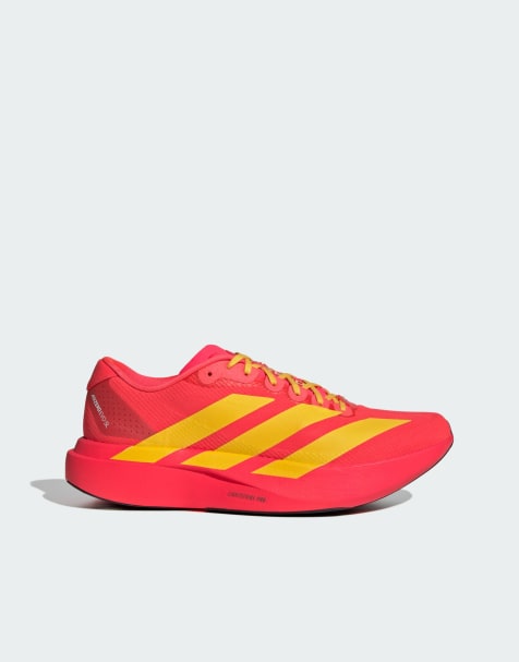 adidas performance - Adizero Evo SL - Scarpe rosso lucido e giallo - view 1