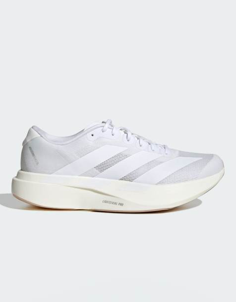 adidas performance Adizero evo sl shoes in cloud white - view 1