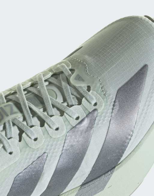 adidas Performance Adizero EVO SL sneakers i salviagrönt och silver, 3 av 5