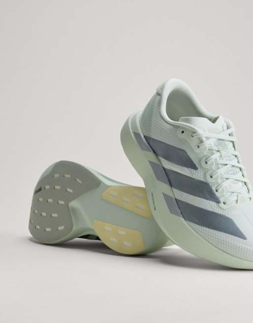 adidas Performance Adizero EVO SL sneakers in saliegroen en zilver, 5 van 5