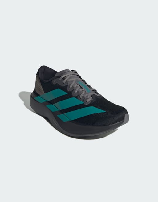 adidas Performance - Adizero Evo SL - Sorte/blågrønne/grå sko