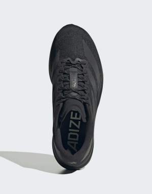 adidas Performance Adizero EVO SL trainers in black and grey