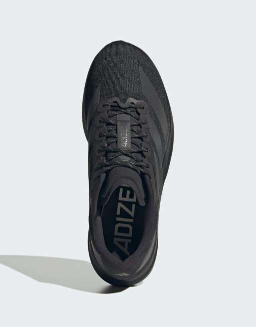 adidas Performance Adizero EVO SL trainers in black and grey, 2 of 4