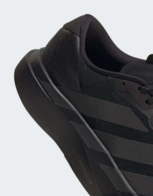 adidas Performance Adizero EVO SL trainers in black and grey, 4 of 4