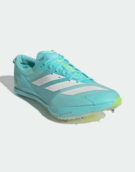 adidas performance – Adizero Finesse – Buty sportowe do biegania w turkusowo-metalicznosrebrnym kolorze