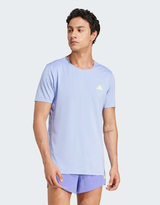 adidas Performance - Adizero - Hardloop T-shirt in blauw