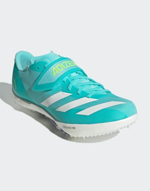 adidas performance – Adizero HJ Track and Field – Buty w kolorze turkusowo-zielono-metalicznym