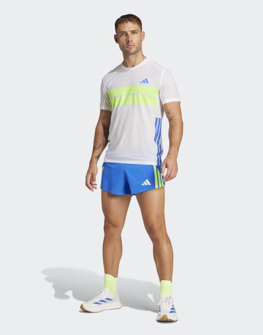 adidas Performance – Adizero Retro – Niebieskie szorty do biegania