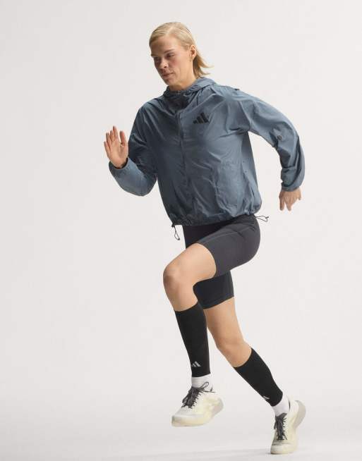 adidas Performance - Adizero Running Blaze - Chaqueta color ónix